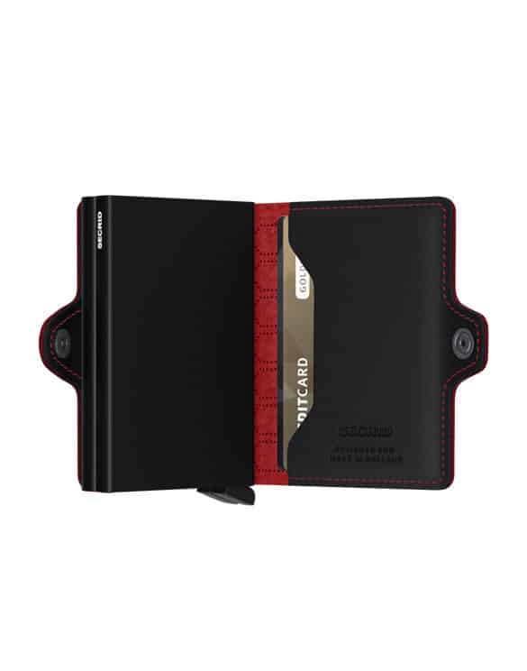 Secrid Accessories Wallets & cardholders Twinwallets Twinwallet Fuel Black-Red TFu-Black-Red