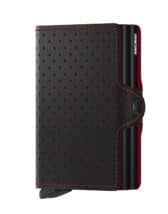 Secrid Accessories Wallets & cardholders Twinwallets Twinwallet Perforated Black-Red TPf-Black-Red