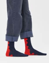 Happy Socks WAV01-6500 Wave Red Sokid Sokid
