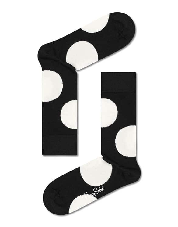Happy Socks XBLW09-9101 4-Pack Black & White Gift Set Sokid Sokid Kinkekomplektid
