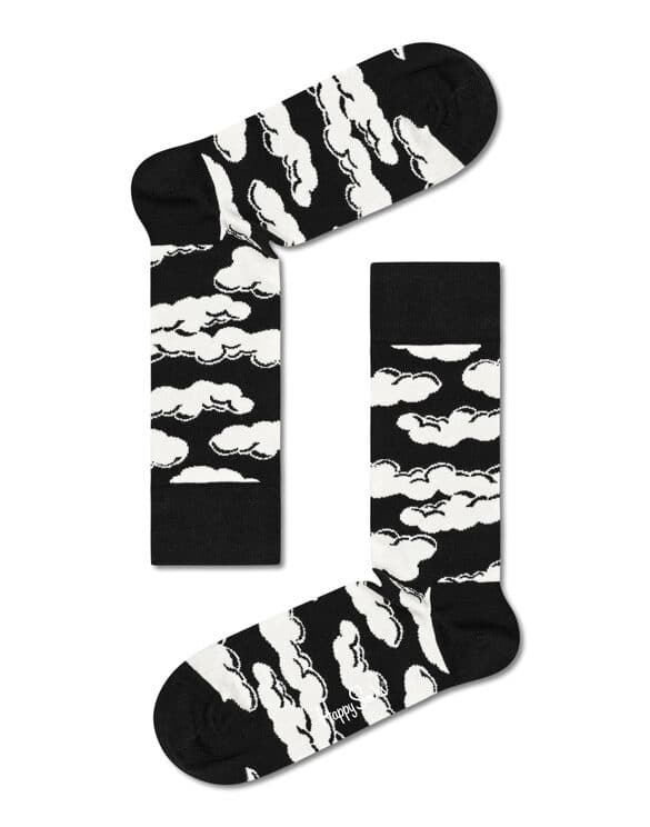 4-Pack Black & White Socks Gift Set Happy Socks XBLW09-9101 Socks Gift Boxes