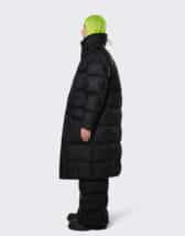 Rains 15020-01 Block Puffer Coat Black Men Women  Outerwear Outerwear Winter coats and jackets Winter coats and jackets