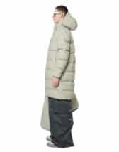 Rains 15070-80 Cement Long Puffer Jacket Cement Men Women  Outerwear Outerwear Winter coats and jackets Winter coats and jackets