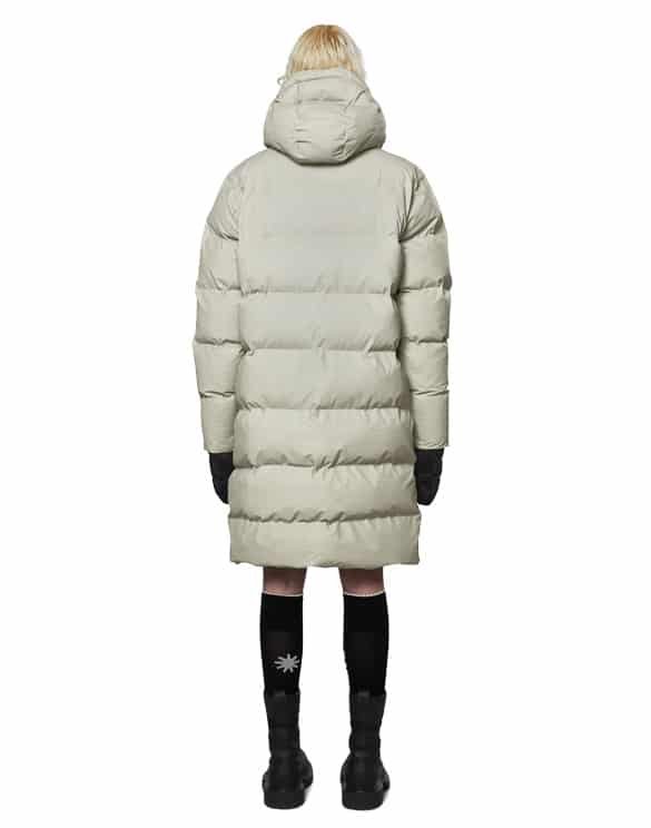 rains long puffer jacket