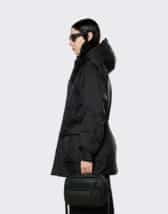 Rains 15510-01 Alpine Nylon Parka Black Men Women  Outerwear Outerwear Winter coats and jackets Winter coats and jackets