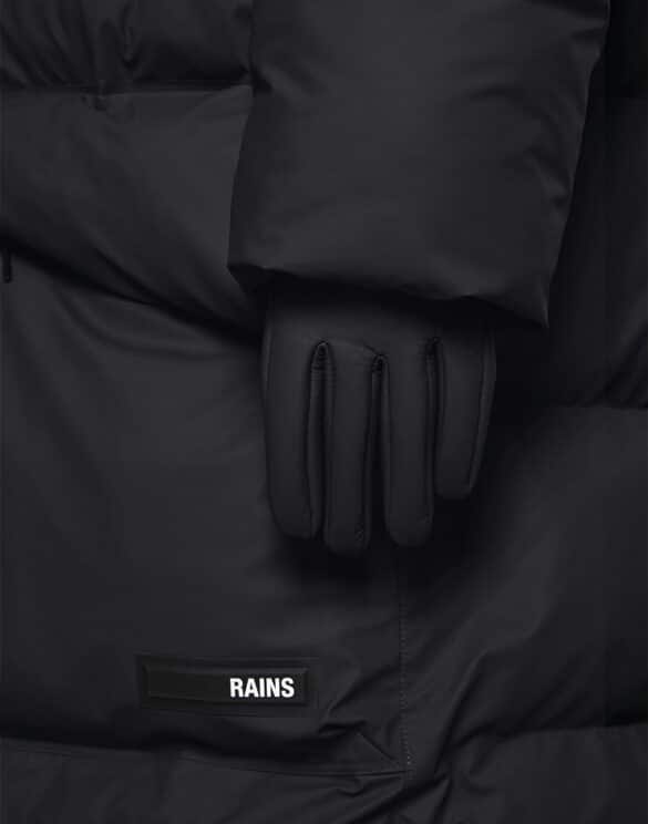 Rains 16720-01 Black Gloves Black Accessories   Gloves