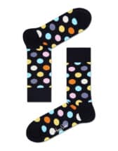 Happy Socks Big Dot Black Socks BDO01-9350 Socks NOOS