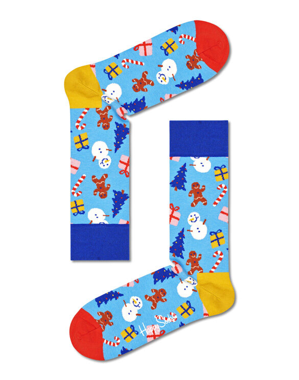 Happy Socks BIO01-6300 Bring It On Blue Sokid Sokid Jõulusokid