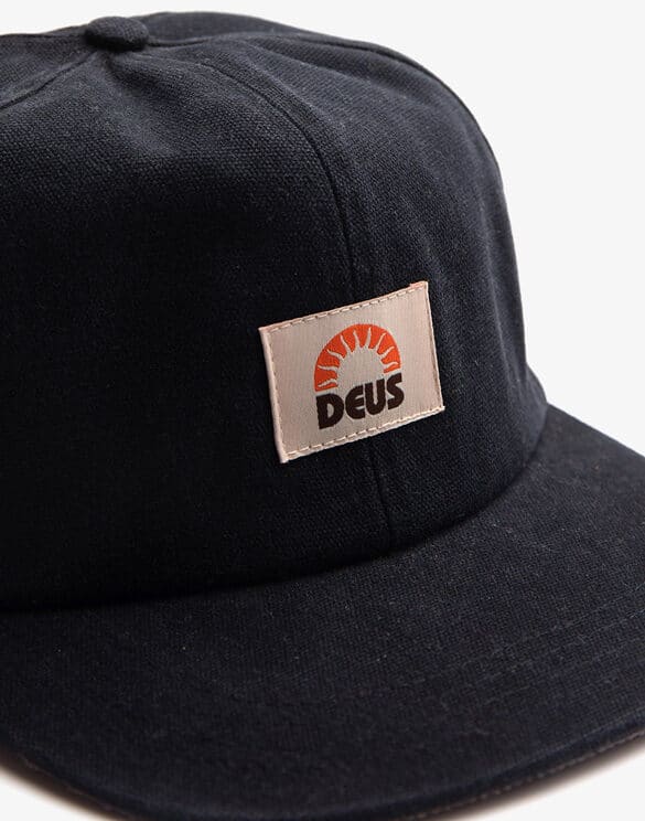 Deus Ex Machina DMF227376 Anthracite Utah Canvas Cap Anthracite Accessories Hats