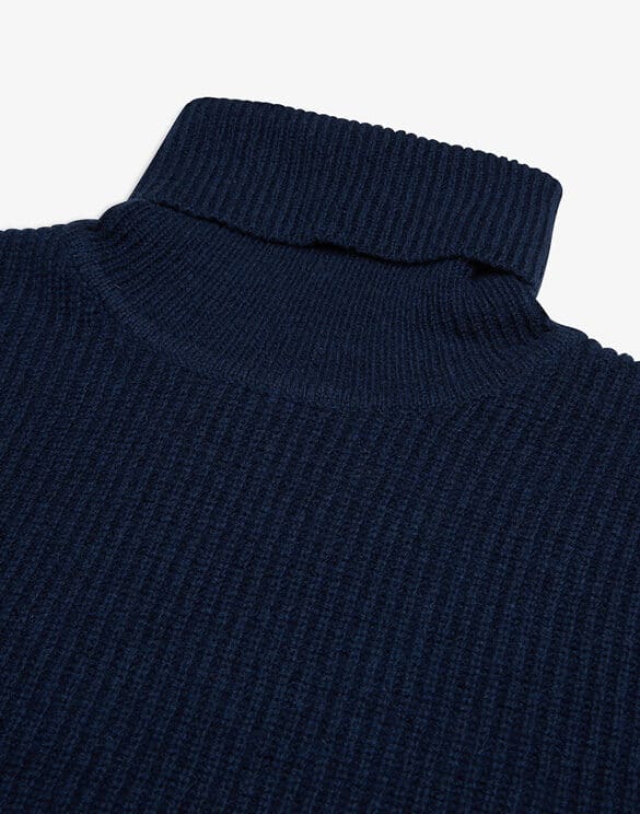 Deus Ex Machina Men Sweaters & hoodies Naval Roll Neck Navy DMF228351-Navy