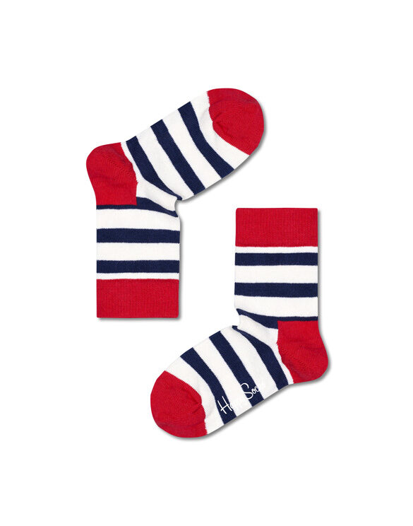 Kids Stripe Socks  Happy Socks KSRT01-6500 Socks Fall/Winter 2022 Kids socks