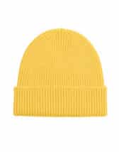 Colorful Standard Accessories Hats Merino Wool Beanie Lemon Yellow CS5081