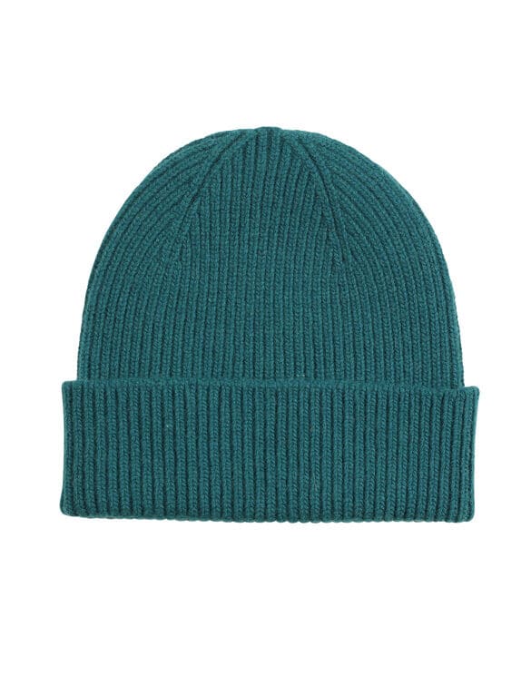 Colorful Standard Merino Wool Beanie Ocean Green Müts Watch Wear