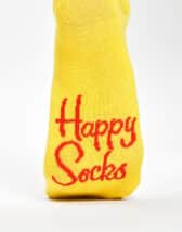 Happy Socks SRS01-2000 Solid Rib Yellow Sokid Sokid Sügis/Talv 2022