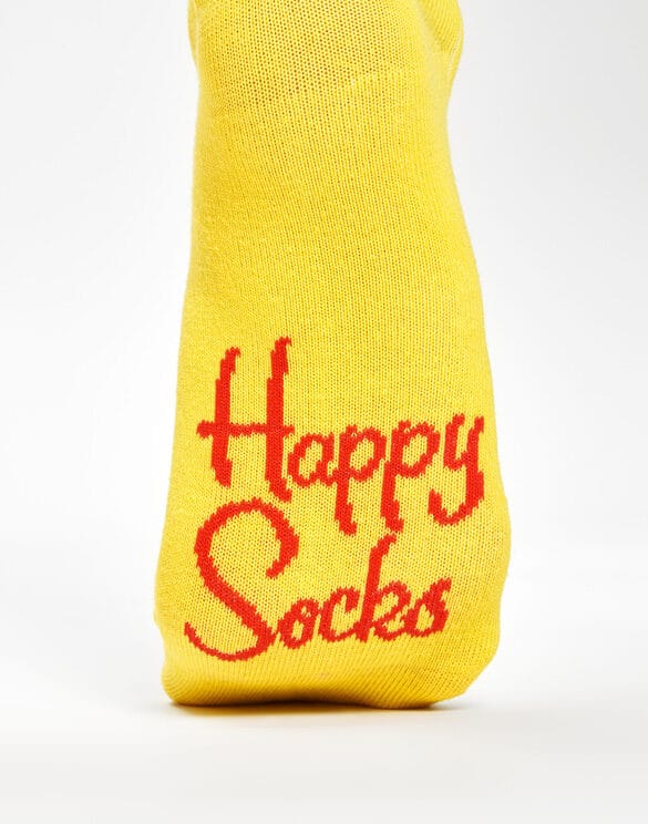 Happy Socks SRS01-2000 Solid Rib Yellow Sokid Sokid Sügis/Talv 2022