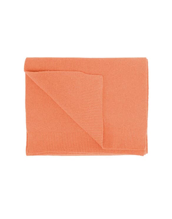 brand1} Accessories Scarves Merino Wool Scarf Sandstone Orange CS5082