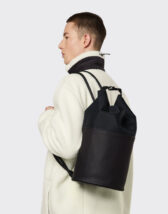 Rains 13250-01 Black Bucket Sling Bag Mini Black Accessories Bags Shoulder bags