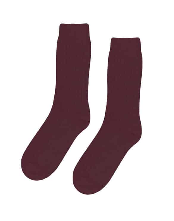 Colorful Standard Accessories Socks Merino Wool Blend Oxblood Red Socks CS6003-Oxblood Red