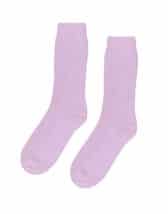 Colorful Standard Merino Wool Blend Soft Lavender Socks CS6003-Light purple merino wool socks