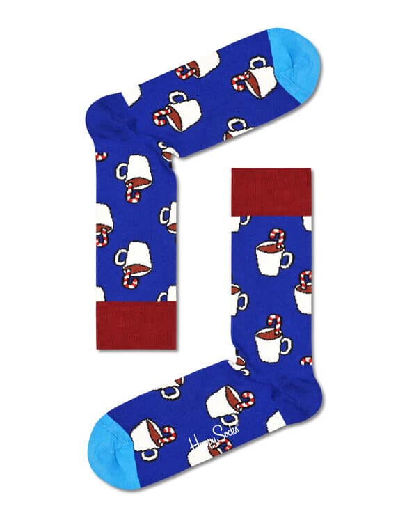 Happy Socks 2-Pack Candy Cane & Cocoa Gift Set Sokid XCCC02-6500 Sokid Jõulusokid Kinkekomplektid