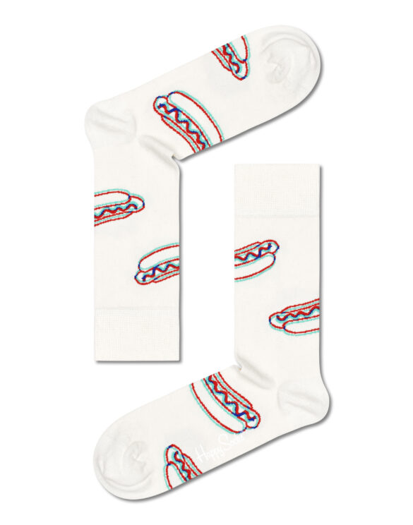 Happy Socks 2-Pack TV-Dinner Socks Gift Set XTDS02-6500 Socks Fall/Winter 2022 Gift Boxes