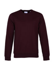 Colorful Standard Classic Organic Crew Oxblood Red. Sustainable men's and women's sweatshirts.