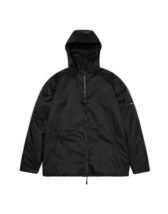 Rains 15400-01 Black Fuse Jacket Black Men Women  Outerwear Outerwear Spring and autumn jackets Spring and autumn jackets