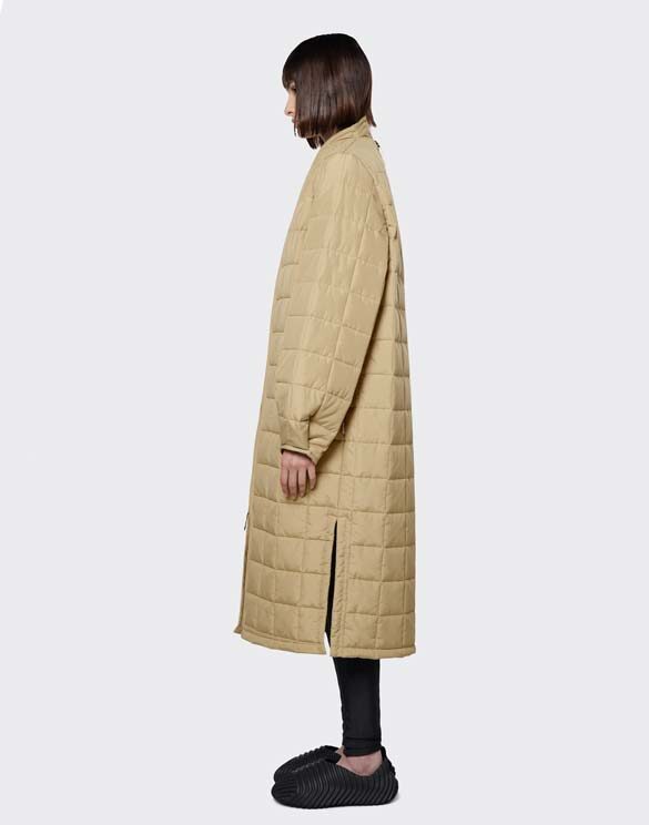 Rains 18210-24 Sand Liner W Coat Sand  Women   Outerwear  Spring and autumn jackets
