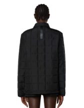 Rains 18200-01 Black Liner Shirt Jacket Black Men Women  Outerwear Outerwear Spring and autumn jackets Spring and autumn jackets