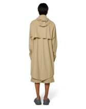 Rains 18140-24 Sand Fishtail Parka Sand Men Women  Outerwear Outerwear Rain jackets Rain jackets