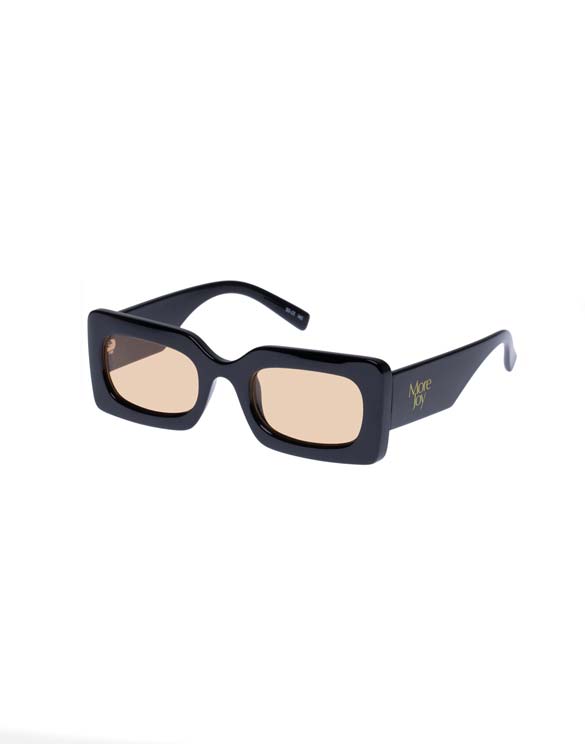 More Joy Edition Black / Yellow Sunglasses | Le Specs