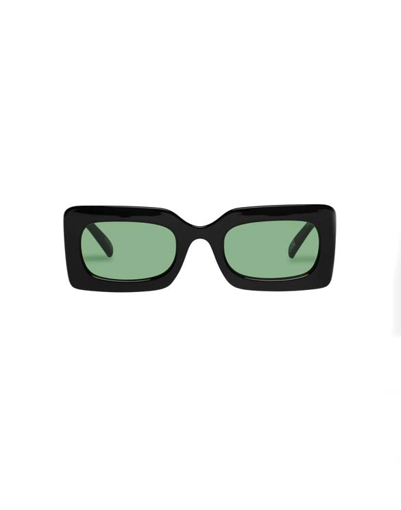 Le Specs Accessories Glasses More Joy Edition Black / Green Sunglasses LMJ2230511