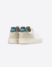 Veja V-10 Suede Jade White Multico Sneakers