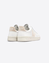 Veja V-12 Leather Extra White Sable Sneakers