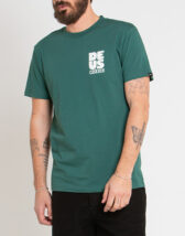 Deus Ex Machina DMP231770A-Work Green } Postal Tee Work Green Men T-shirts