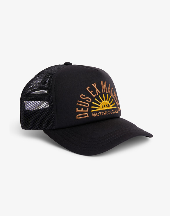 Deus Ex Machina Accessories Hats Sunflare Trucker Black DMP237779-Black