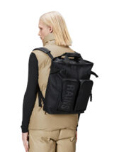 Rains 14240-01 Black Texel Tote Backpack Black Accessories Bags Backpacks