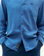 Thinking Mu Särgid  Heritage Blue Hemp Ant Shirt MSH00123