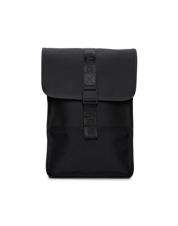 Rains 14300-01 Black Trail Backpack Mini Black Accessories Bags Backpacks