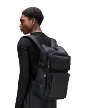 Rains 14330-01 Black Trail Cargo Backpack Black Accessories Bags Backpacks