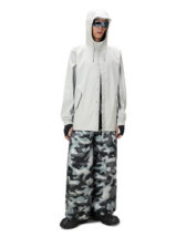Rains 18010-45 Ash Fishtail Jacket Ash Men Women  Outerwear Outerwear Rain jackets Rain jackets