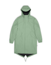 Rains 18140-06 Haze Fishtail Parka Haze Men Women  Outerwear Outerwear Rain jackets Rain jackets