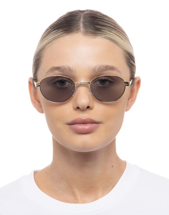 Le Specs Accessories Glasses Fold 01 Bright Gold/Smoke Tint Sunglasses LSP2352270