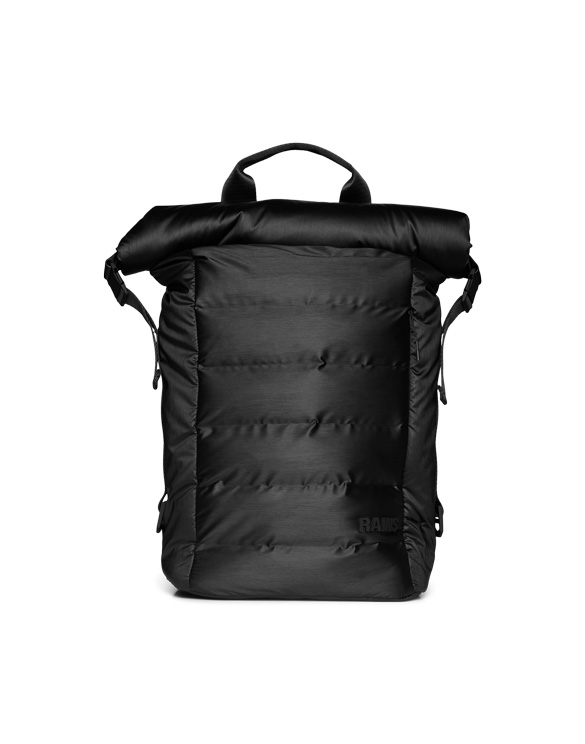 Rains 14600-01 Black Bator Puffer Backpack Black Accessories Bags Backpacks