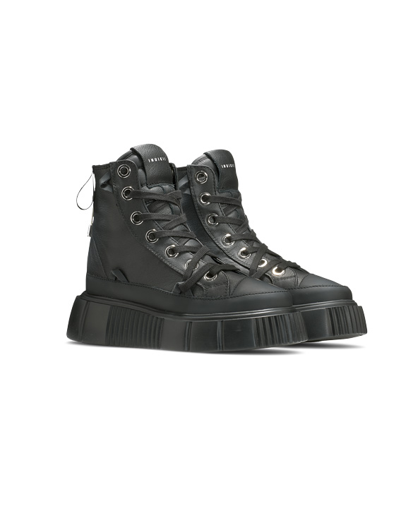 Inuikii Leather Matilda Black Boots 35103-033-Black Women's footwear Footwear