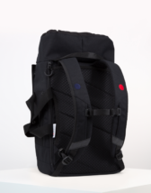 pinqponq PPC-BLM-002-801 Blok Medium Heritage Licorice Black Accessories Bags Backpacks