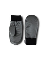 Rains 16070-97 Metallic Grey Alta Puffer Mittens Metallic Grey Accessories   Gloves