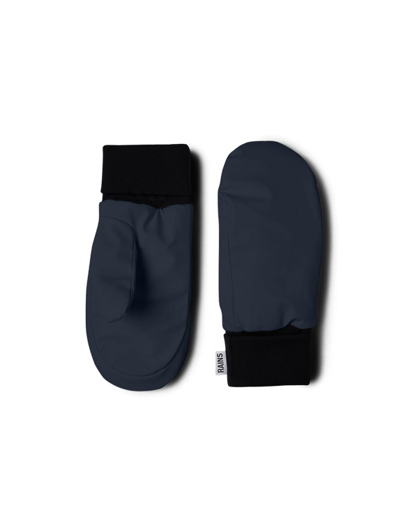 Rains 16070-47 Navy Alta Puffer Mittens Navy Accessories   Gloves
