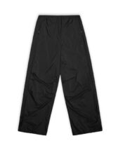 Rains 18490-01 Black Naha Pants Wide Black Püksid Mehed Naised Püksid  Pikad püksid