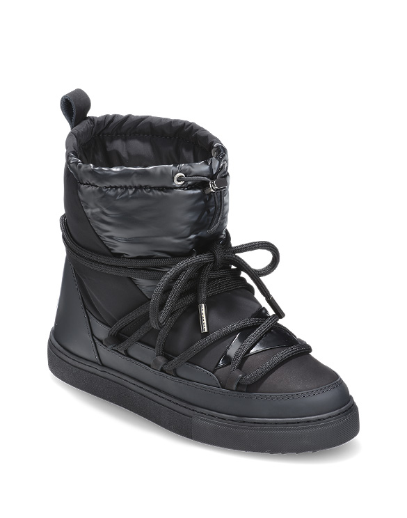 Inuikii Puffer Low Black Winter Boots 75202-055-Black Women's footwear Footwear